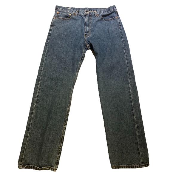Levi's 505 Jeans Men's Size 36 X 32 * 35x28* Denim Regular Fit Blue Straight Leg - Picture 1 of 13